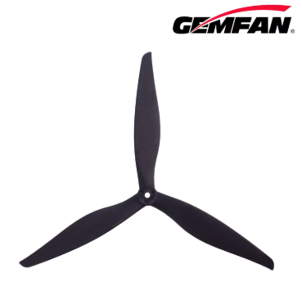 GemFan 1070-3 Glasfaser-Nylon Black  2stk