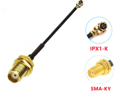 IPX zu SMA (mit Loch) Kabel 5cm