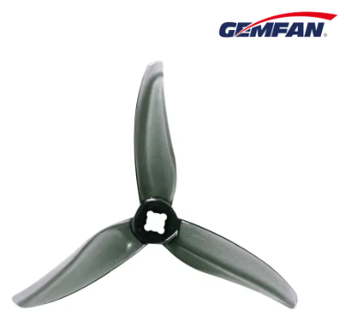 GemFan Hurricane 3520 – 3 clear gray T-Mount + M5