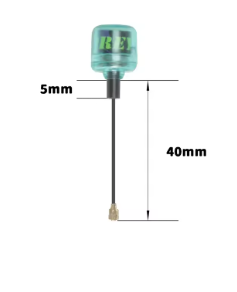 FlyfishRC Osprey Antenna 40mm 5.8Ghz Cyan LHCP Ipex