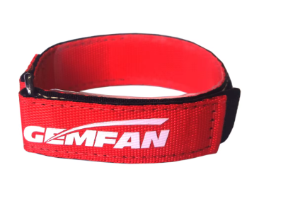 Batterie Strap 250mm * 20mm Red -  GEMFAN
