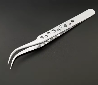 Pinzette gebogen Edelstahl