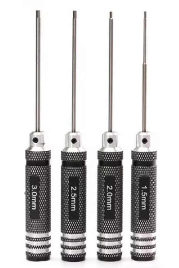 Hex-Schraubendreher Set 1.5/2.0/2.5/3.0mm