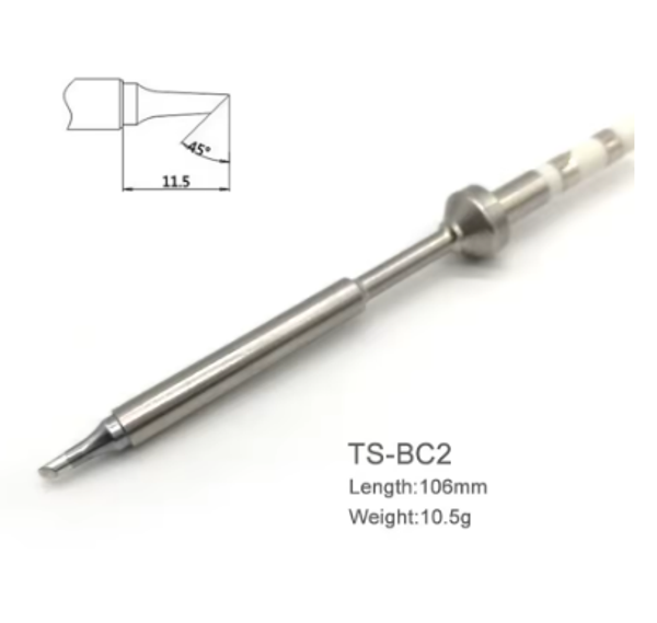 Ersatzlötspitze, elektrische Lötspitze der TS100 / TS101 - TYP TS-BC2