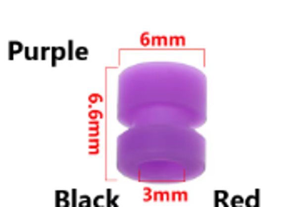 Vibrationsdämpfer / Soft Mount für Flight Controller und ESC M3 x 6,6mm Lila / purple