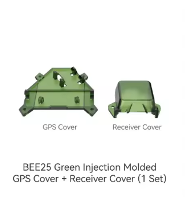 Speedybee Bee25 - Transparente Schutzabdeckung für GPS und Empfänger - Farbe Grün