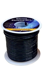 AWG 20 Kabel Schwarz 30m / Flexibles Silikon-Elektrokabel – Verzinntes Kupfer Litze – Hochflexibles Anschlusskabel