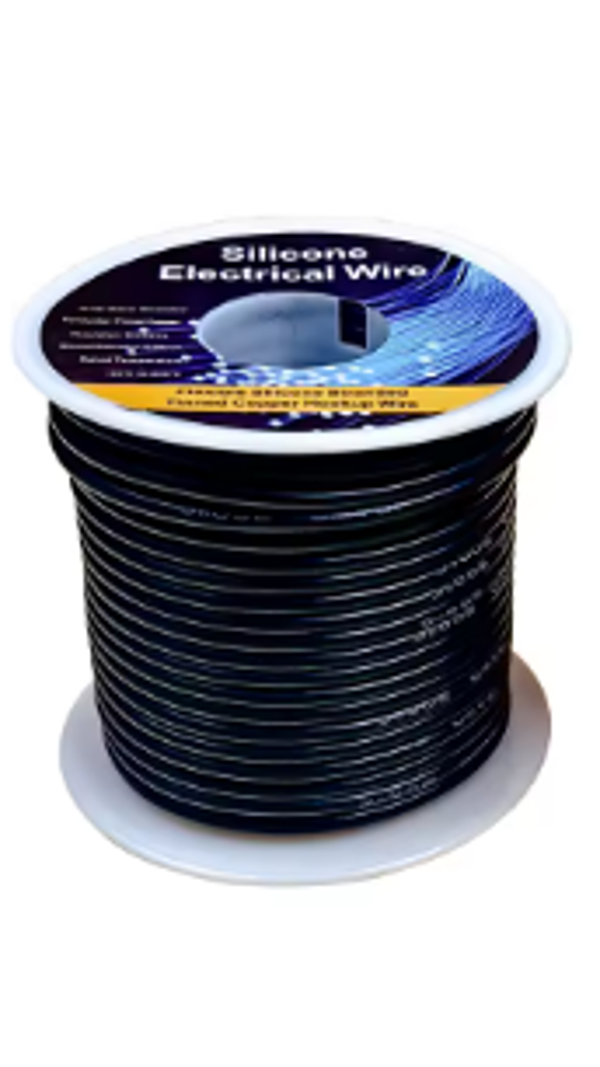 AWG 20 Kabel Schwarz 30m / Flexibles Silikon-Elektrokabel – Verzinntes Kupfer Litze – Hochflexibles Anschlusskabel