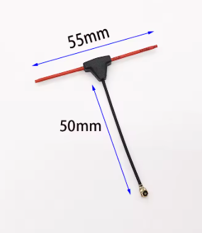 2,4 GHz 2 dBi Mini ELRS T-Antenne IPEX1 – Für TBS, Happymodel, BetaFPV, BAYCK & ELRS Receiver
