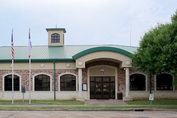 Liberty City Hall, Liberty City Square, Christmas Lights, Lights in Liberty, Texas