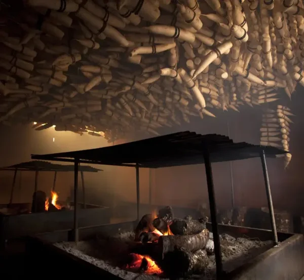 Smoked Daikon slices