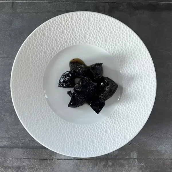 Gekonfijte groene walnoot (  250g )