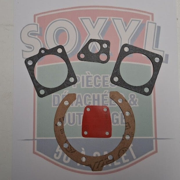 Pochette 5 joints moteur adaptable SoleX -SOXYL- membrane rouge