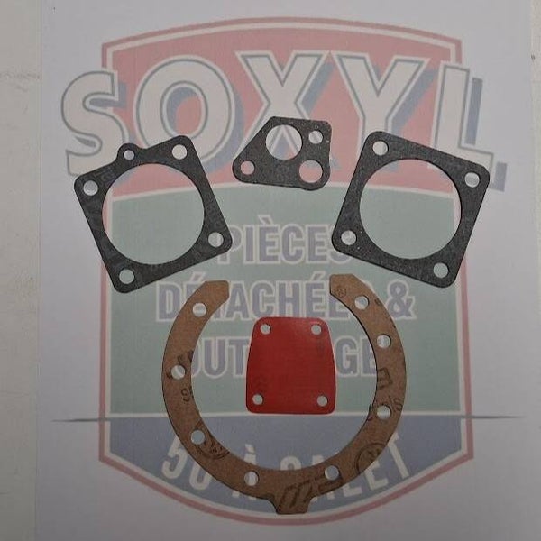 Pochette 5 joints moteur adaptable SoleX -SOXYL- membrane rouge