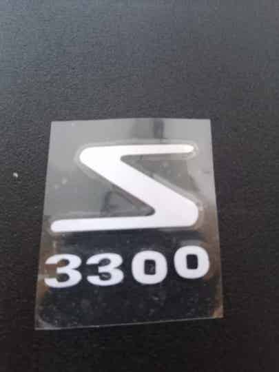 Autocollant de filtre à air 3300