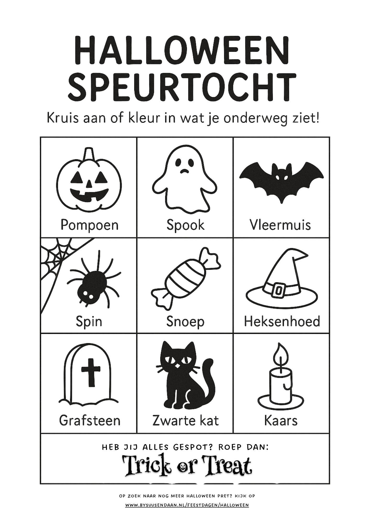 Halloween speurtocht