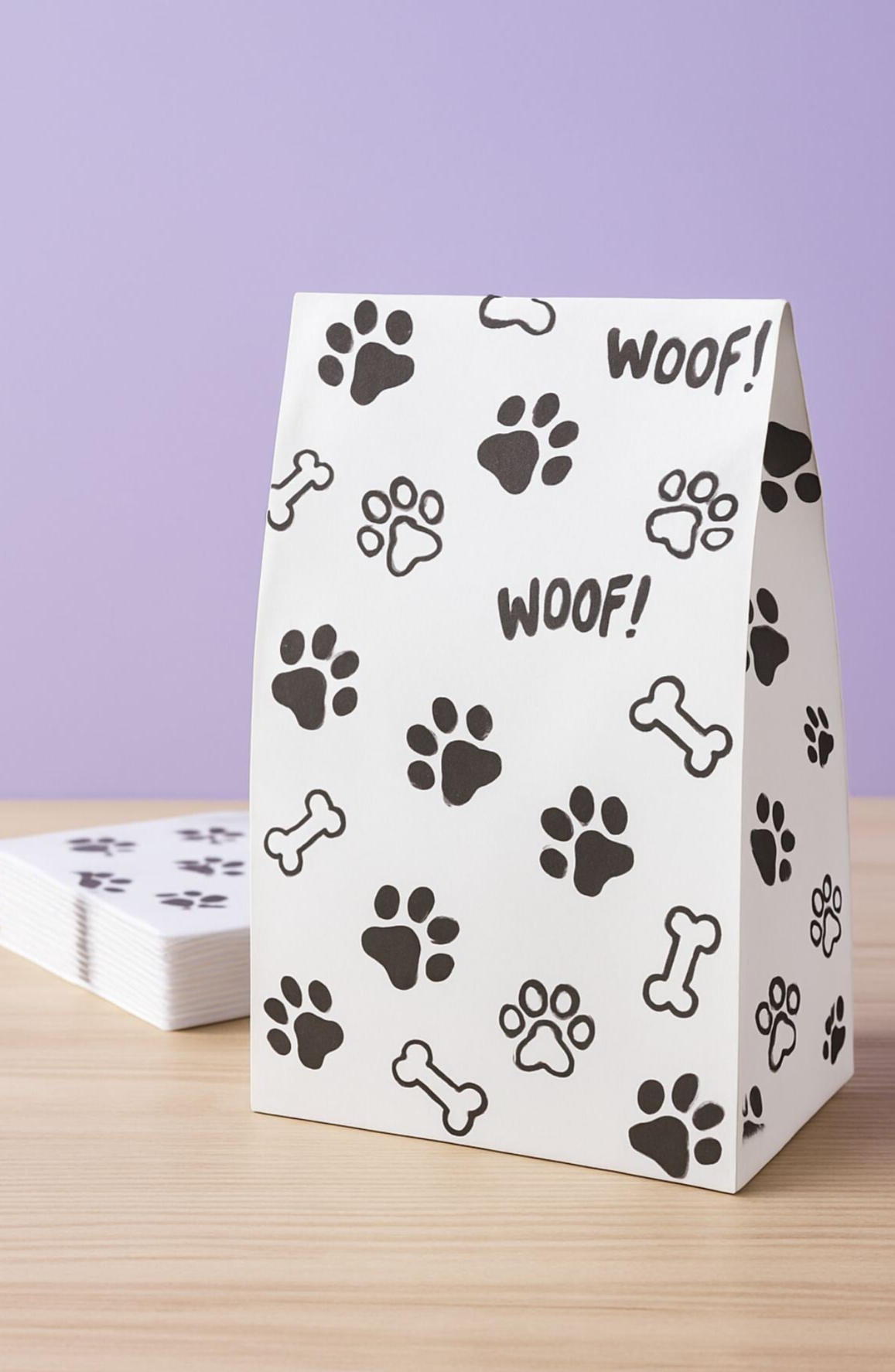 Puppy traktatiezakje met pootjes
