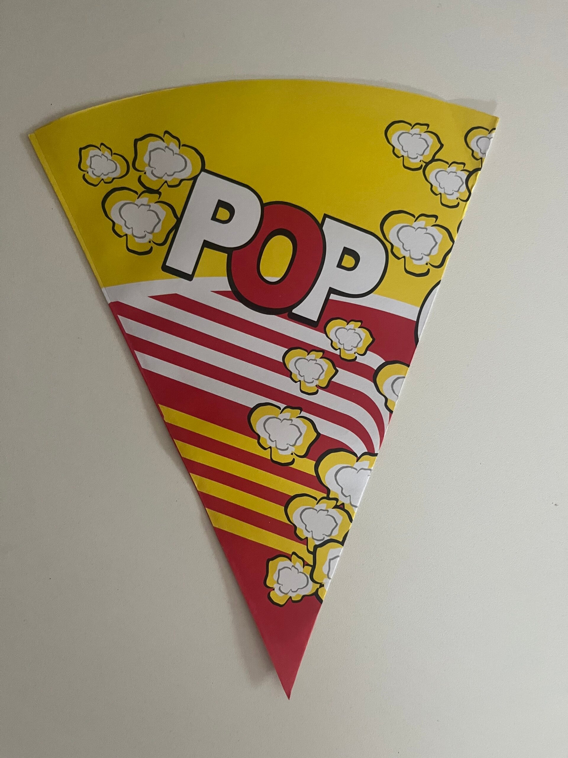 Popcornzakje rood/geel