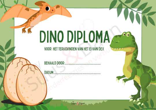 Dino diploma
