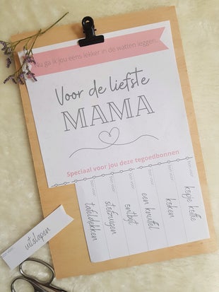 Moederdag tegoedbonnen