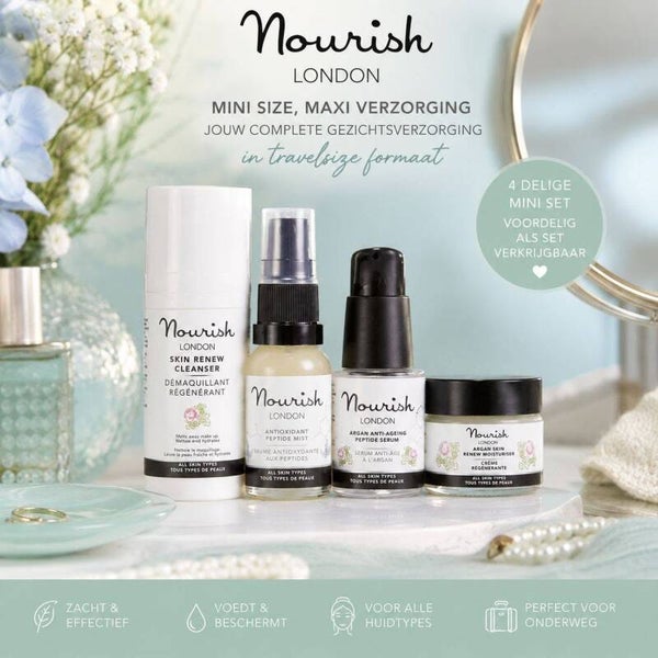 Nourish London Argan Anti-Ageing Skincare Essentials 🌿
