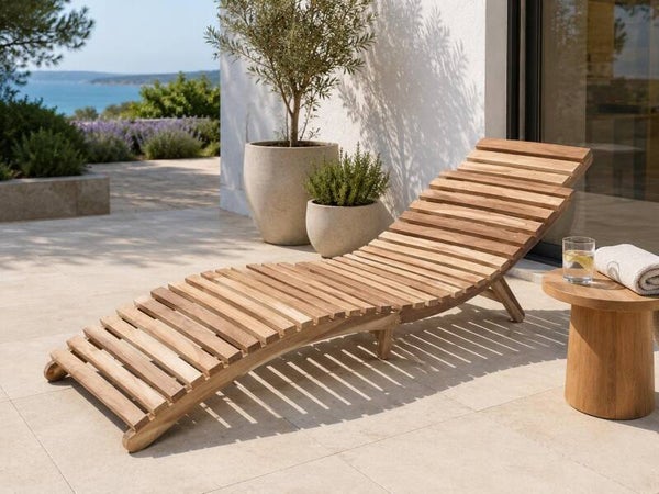 Chaise longue de jardin