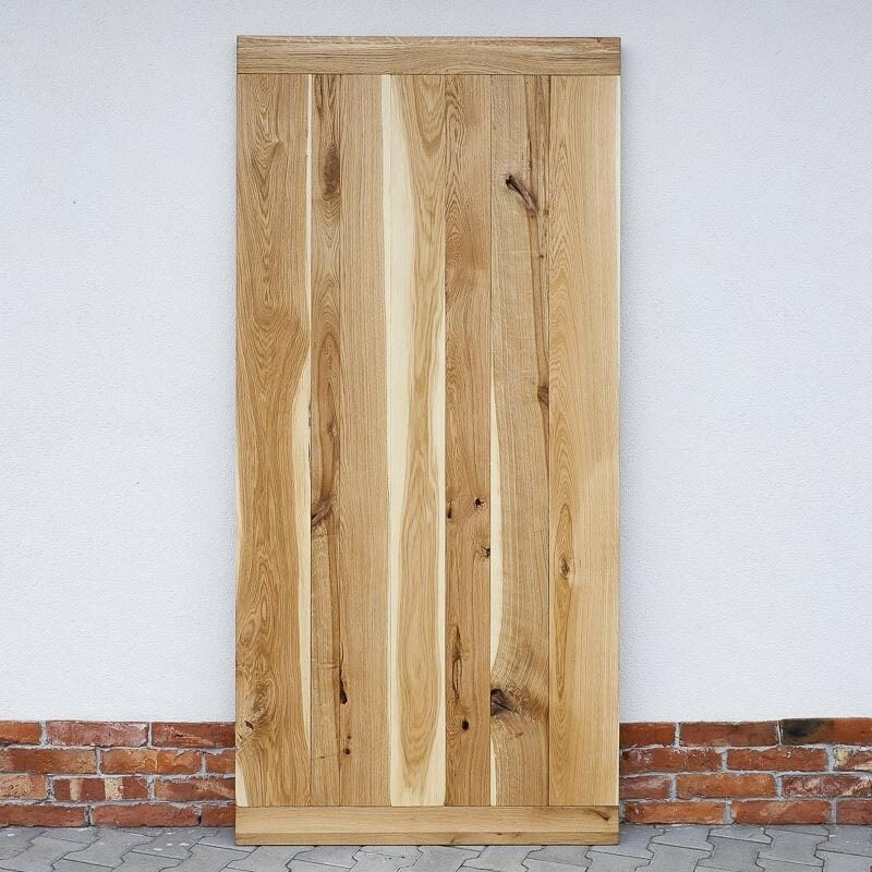 Portes d'intérieur coulissantes en bois massif