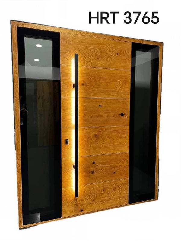 Portes d'entrée déco bois