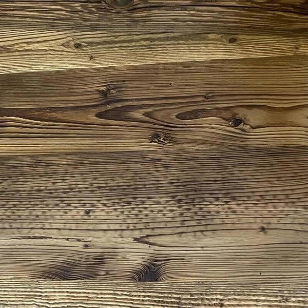 Panneau 3 plis vieux bois brun 2 face 20x2500x1220mm