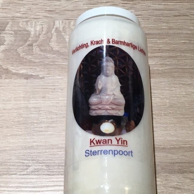 LeMUria Kaars 5: ‘Verlichting, Kracht & Barmhartige Liefde’ – Gewijd door Kwan Yin