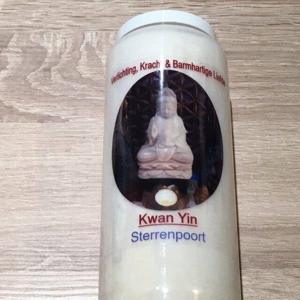 LeMUria Kaars 5: ‘Verlichting, Kracht & Barmhartige Liefde’ – Gewijd door Kwan Yin