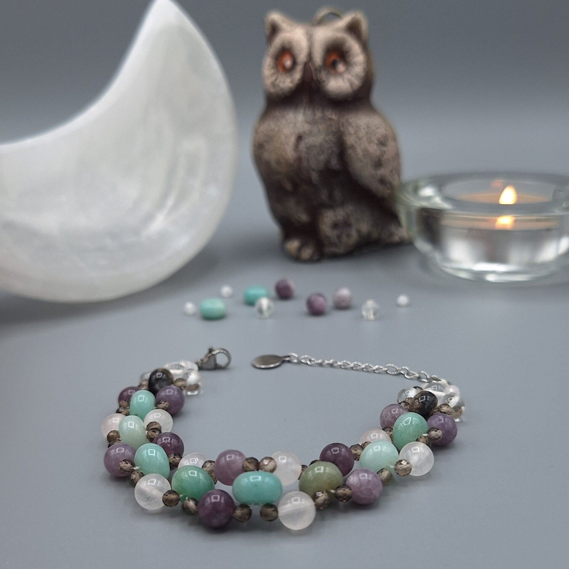 Armband Seelenruhe - Mondwache (Silber)