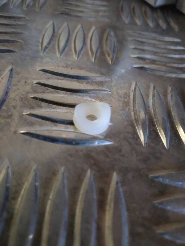Plastikunterlage für Druckknopf