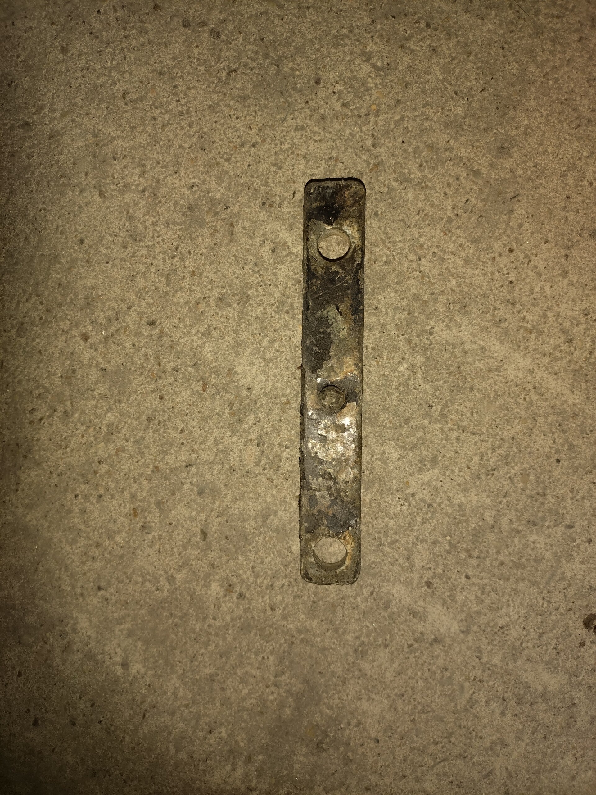 Unterlage an der Hinterachse