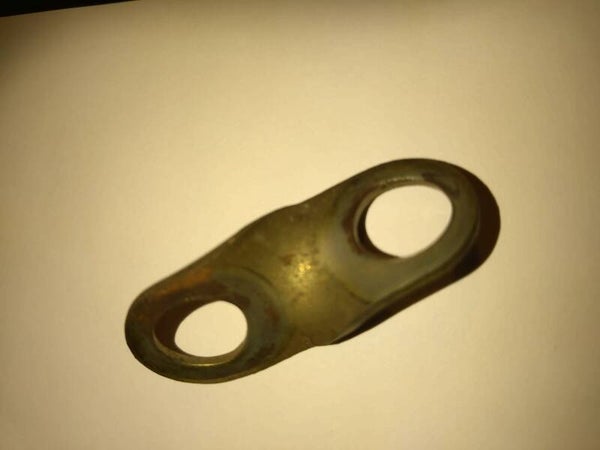 Blechhalter für die Gummis an der Schaltstange