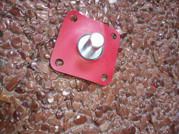 Membrane für die Beschleunigerpumpe 2cv6 Vergaser rot