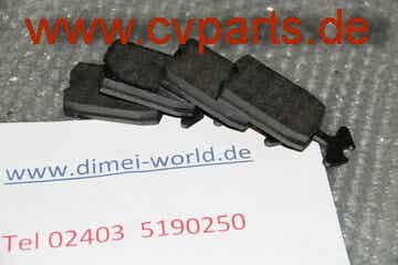Scheibenbremsbeläge vorne 2cv6 Ami Dyane