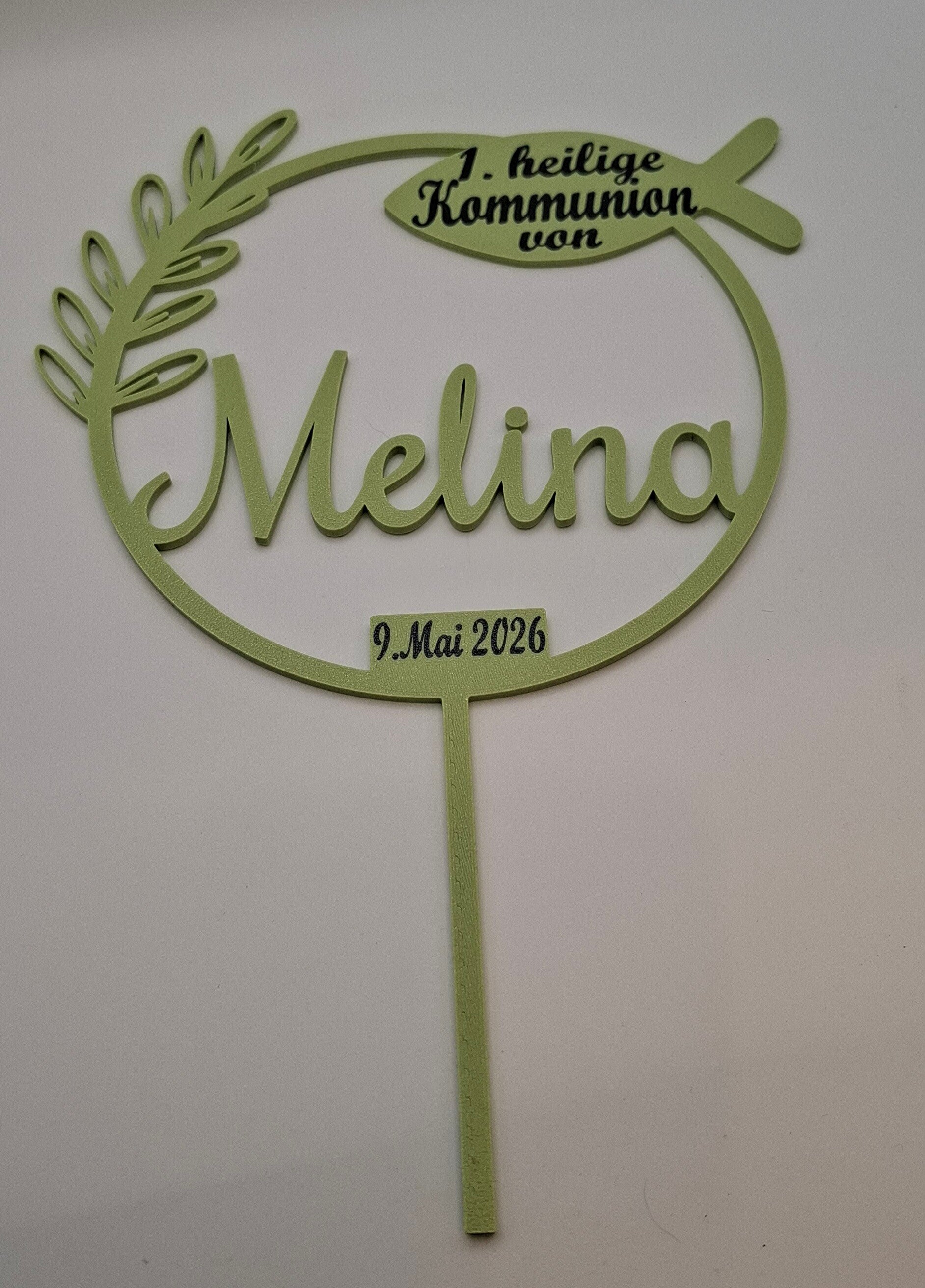 Caketopper für Taufe/Kommunion...