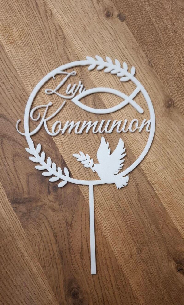 Caketopper Taufe/Kommunion