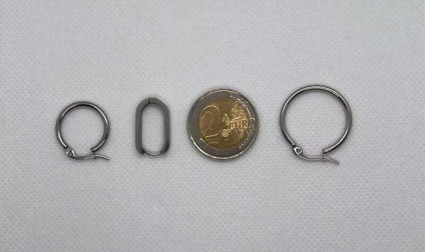 Créoles argentées
