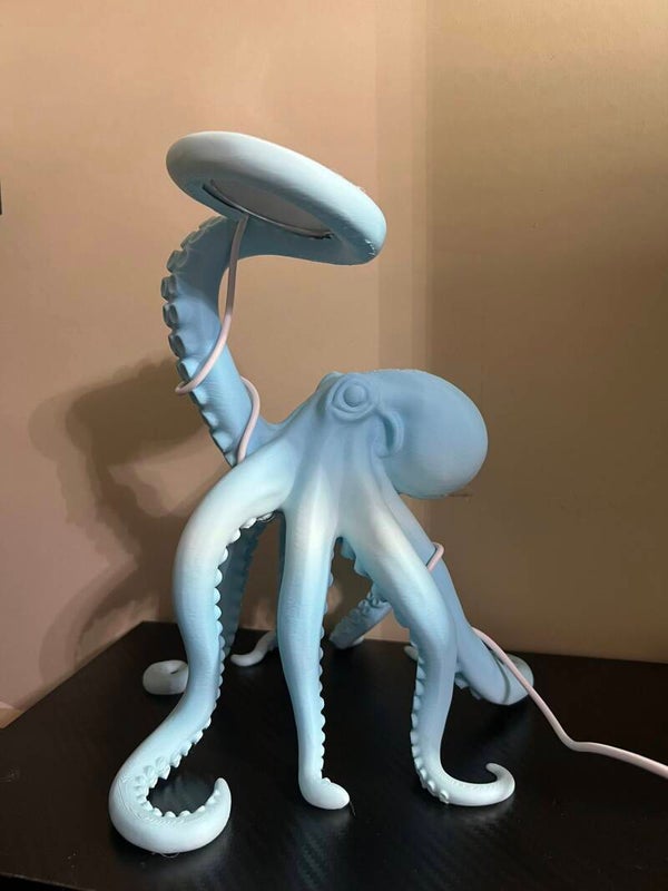 Colour Changing Octopus Lamp