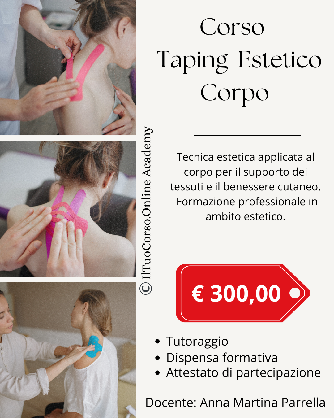 Corso di Taping Estetico Corpo