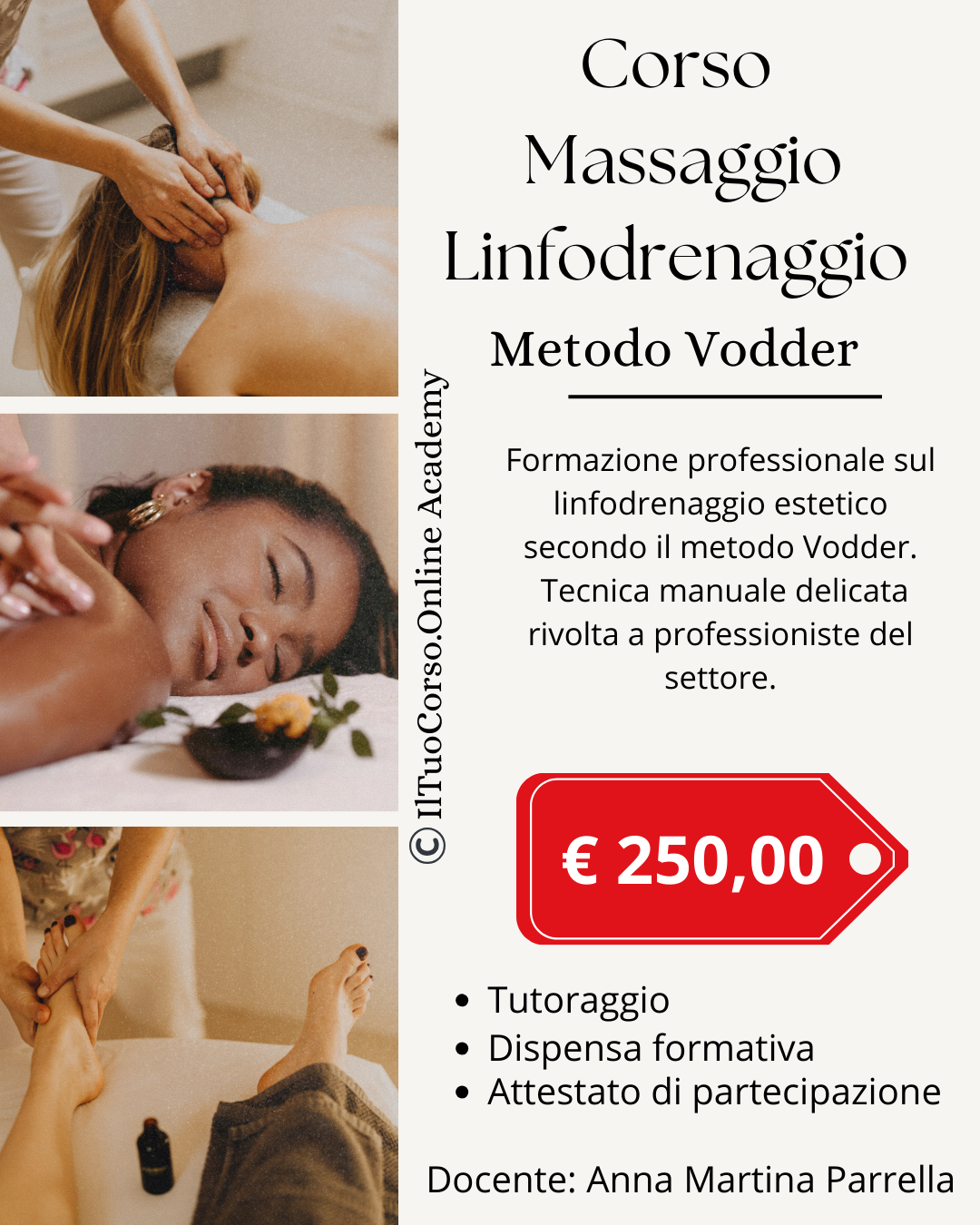 Corso di Linfodrenaggio – Metodo Vodder
