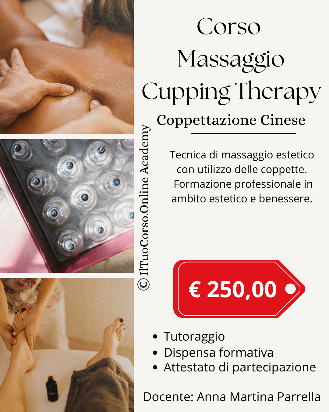 Corso di Massaggio Cupping Therapy (Coppettazione Cinese)