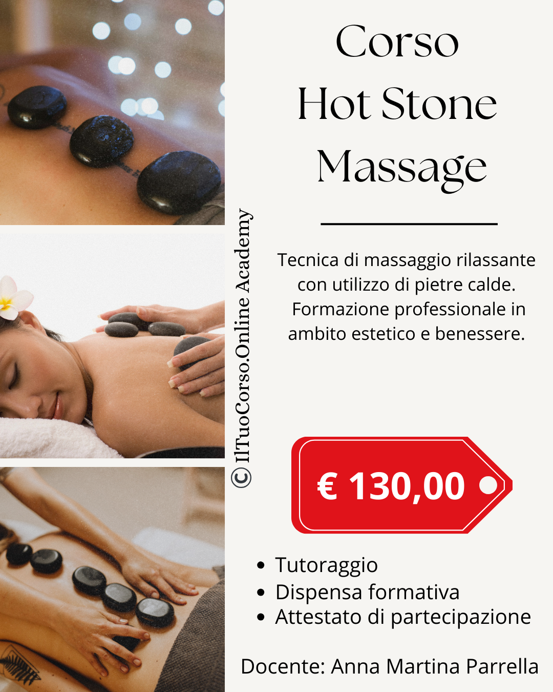 Corso di Hot Stone Massage