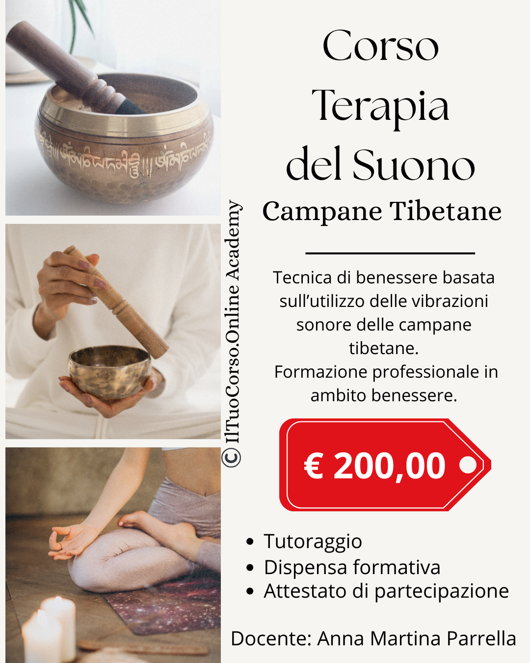 Corso di Terapia del Suono – Campane Tibetane