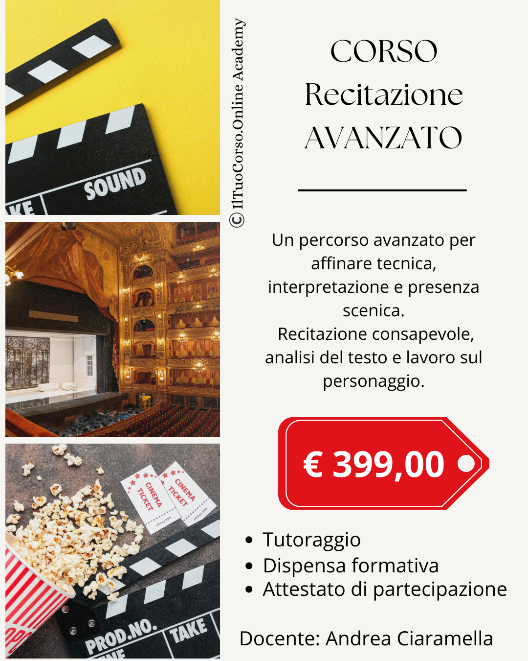 Corso Recitazione AVANZATO