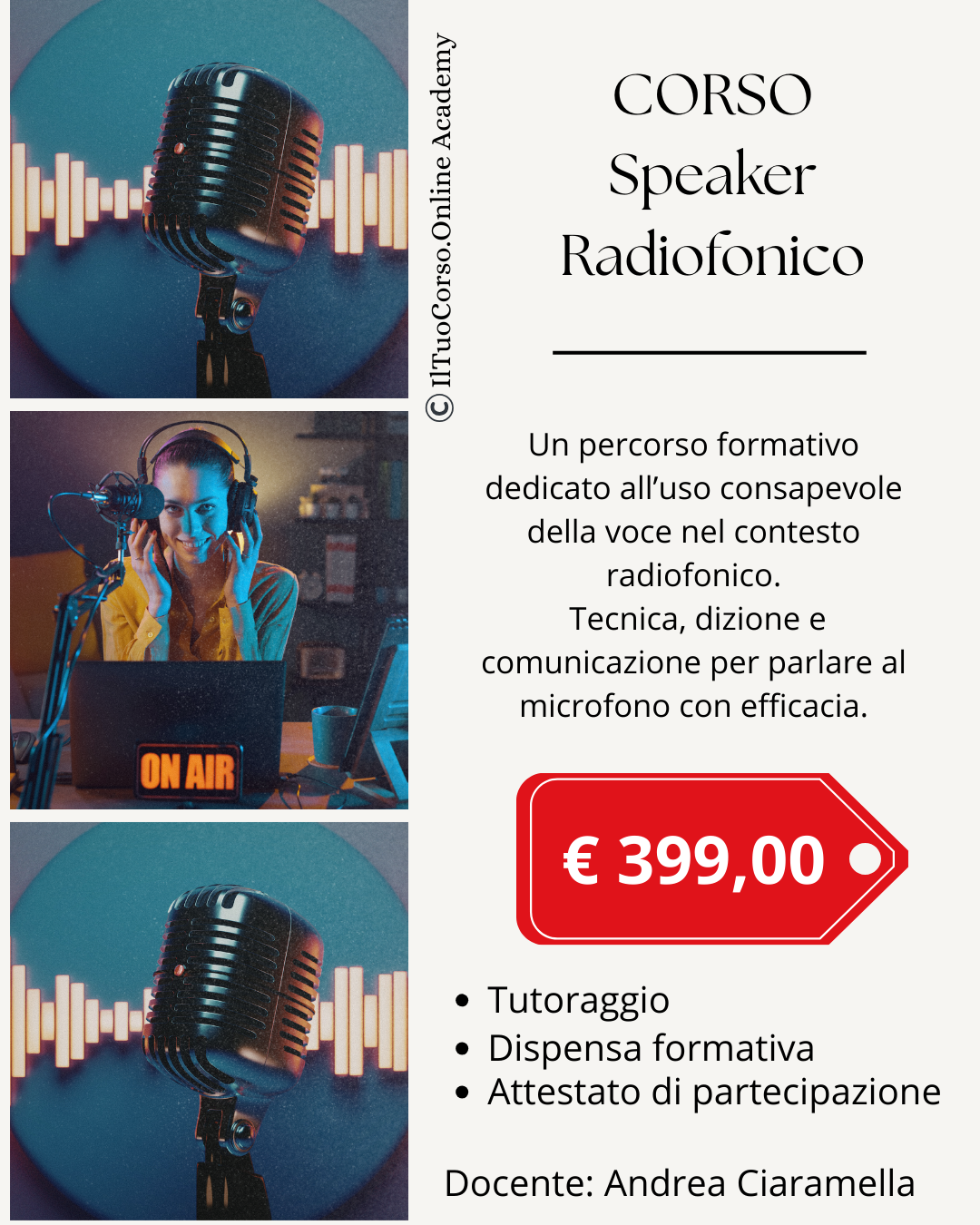 Corso di Speaker Radiofonico