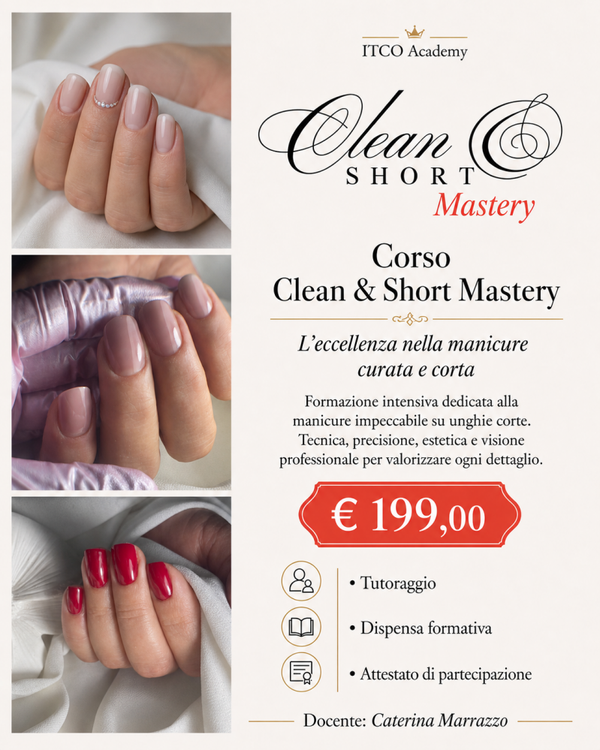 Clean & Short Mastery – L’eccellenza nella manicure curata e corta