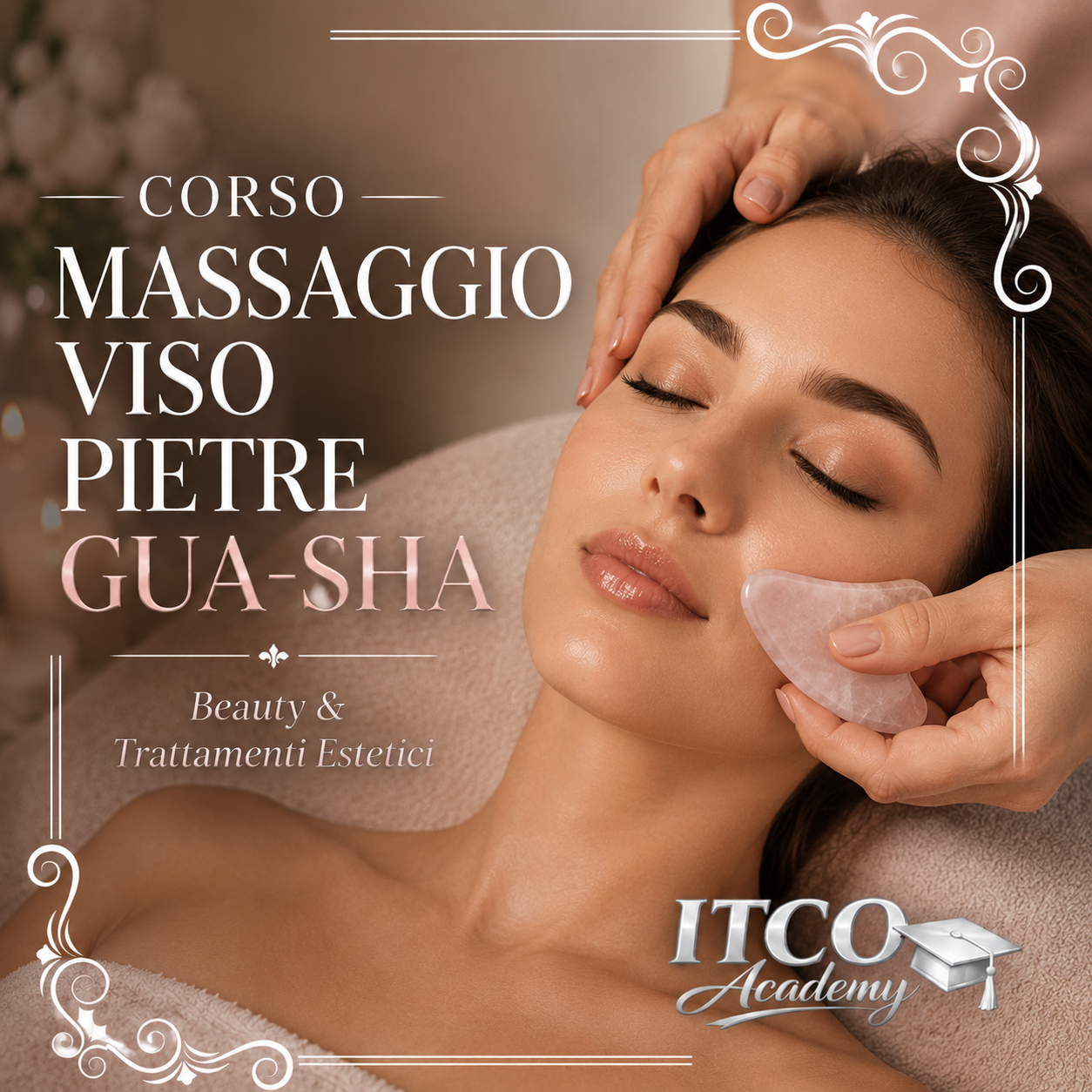 CORSO MASSAGGIO VISO PIETRE GUA--SHA